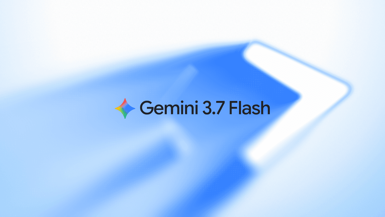 Google DeepMind's announcement graphics for Gemini 3.7 Flash, their most intelligent workhorse model for coding and agents
