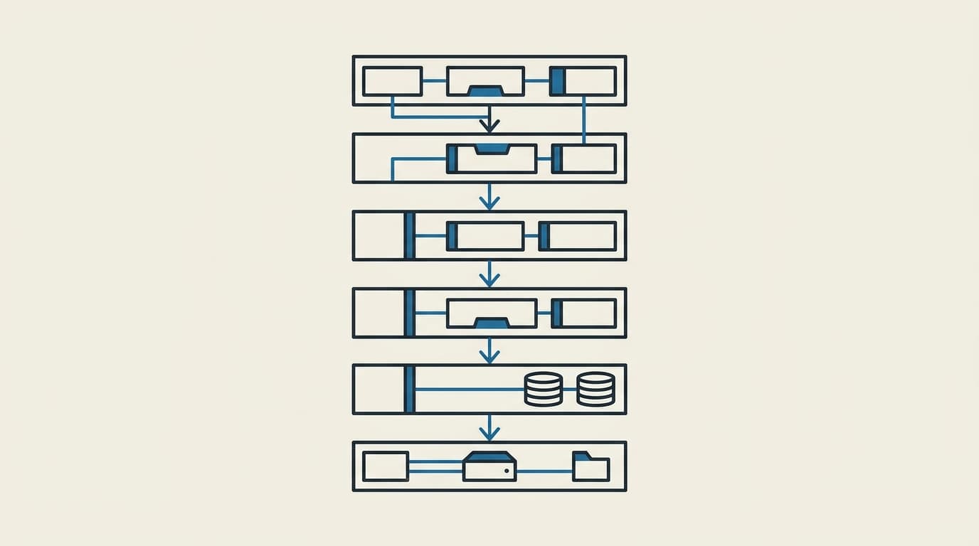 Six-layer modular architecture diagram for Seepient AI engine