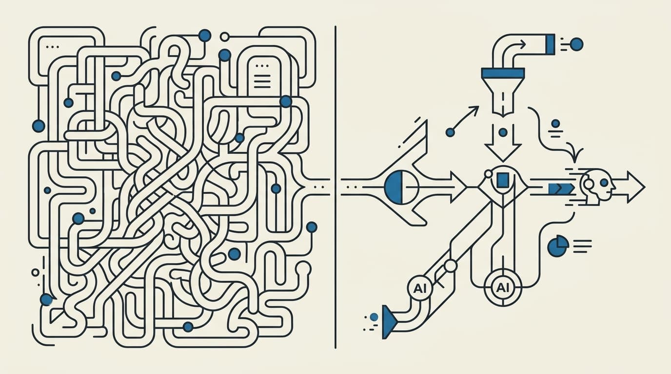 Side-by-side comparison diagram of Smol Analytics vs Google Analytics 4 for business leadership