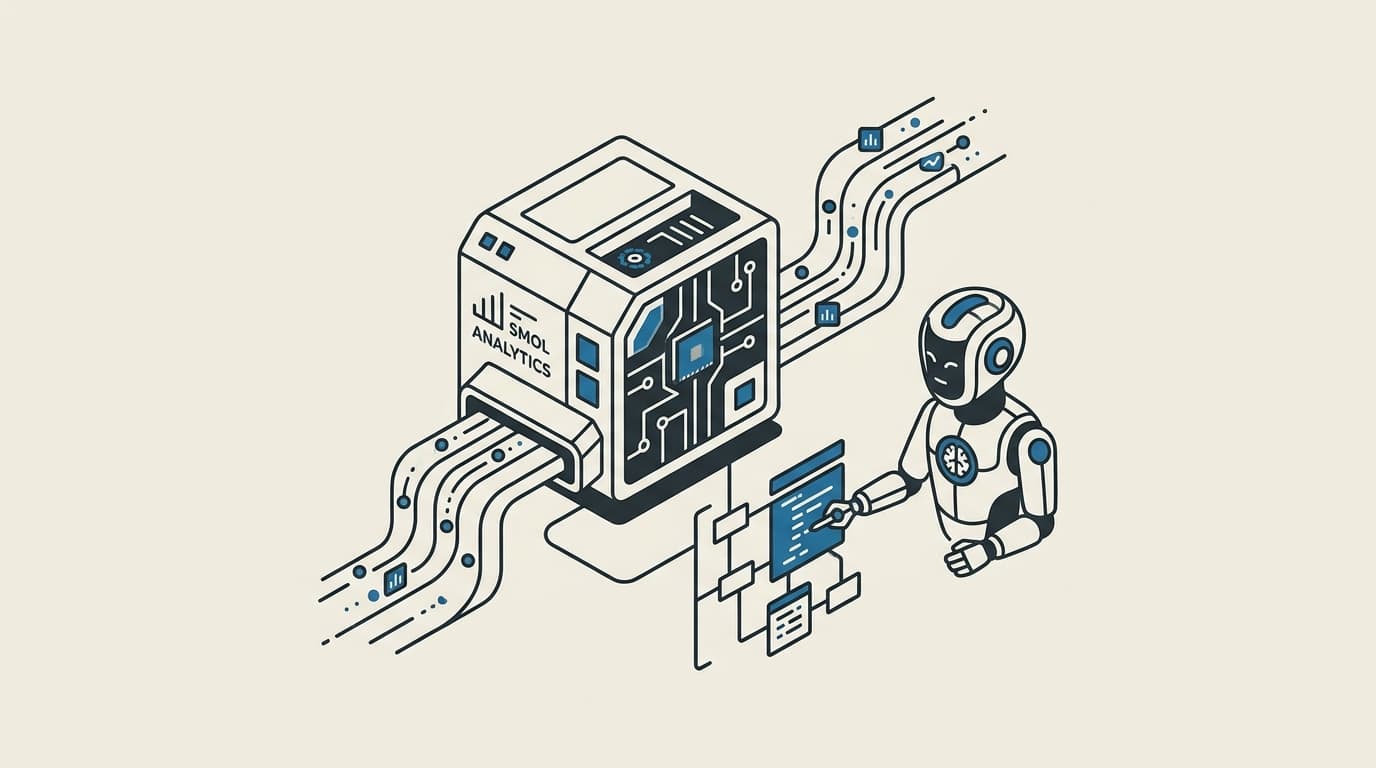 Zyntopia telemetry pipeline connected to self-hosted Smol Analytics and Antigravity AI agent